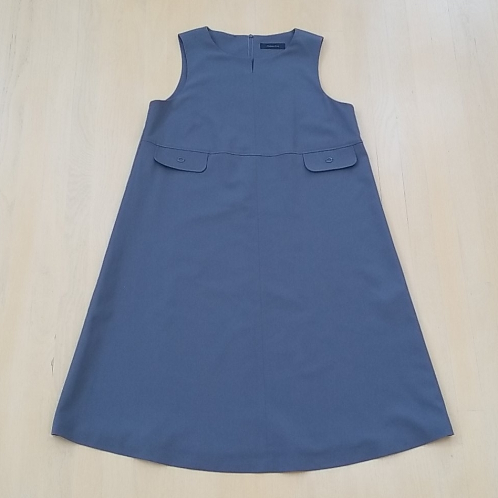 Grey Sleeveless Maternity dress